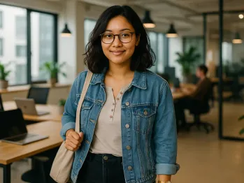 Portrait illustré de Lina